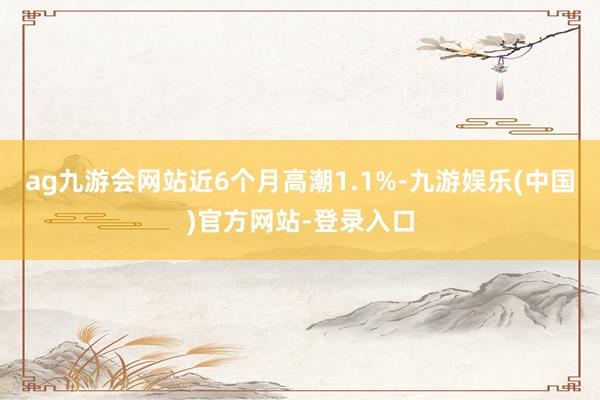 ag九游会网站近6个月高潮1.1%-九游娱乐(中国)官方网站-登录入口